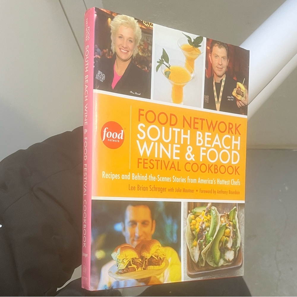 Food Network NEW South Beach Wine & Food Festival Cookbook Hardcover